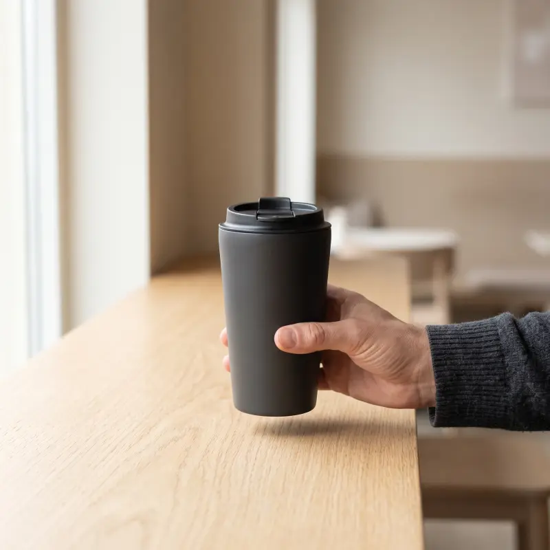 Thermobecher und zum Mitnehmen